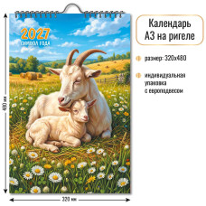 Календарь на ригеле 2027 символ года
