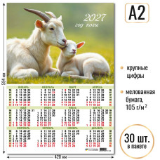 Календарь-плакат А2 2027 символ года