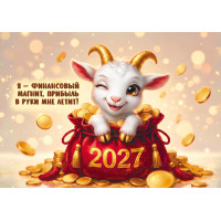 Магнит сувенирный 2027 символ года