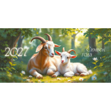 Календарь-домик горизонтальный с курсором 2027 символ года