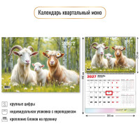 Календарь моно 2027 символ года