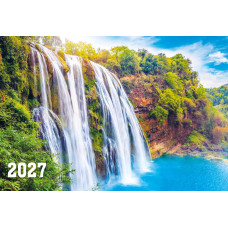 Календарь мини-трио 2027 водопады