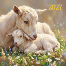 Календарь на скрепке 230х230 2027 символ года