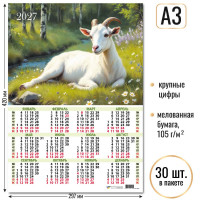Календарь-плакат А3 2027 символ года