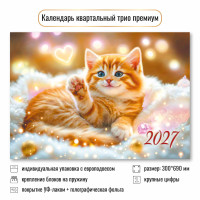Календарь трио премиум 2027 кот