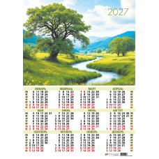 Календарь-плакат А2 2027 природа