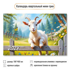 Календарь мини-трио 2027 символ года